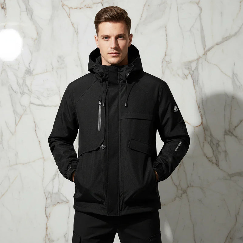 Casual pose with hands in pockets