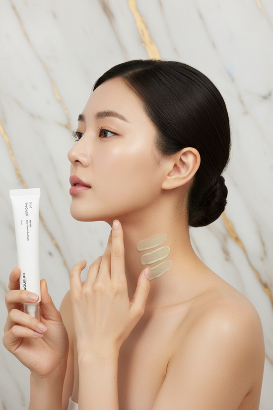 كريم Celimax Noni - تطبيق على الرقبة