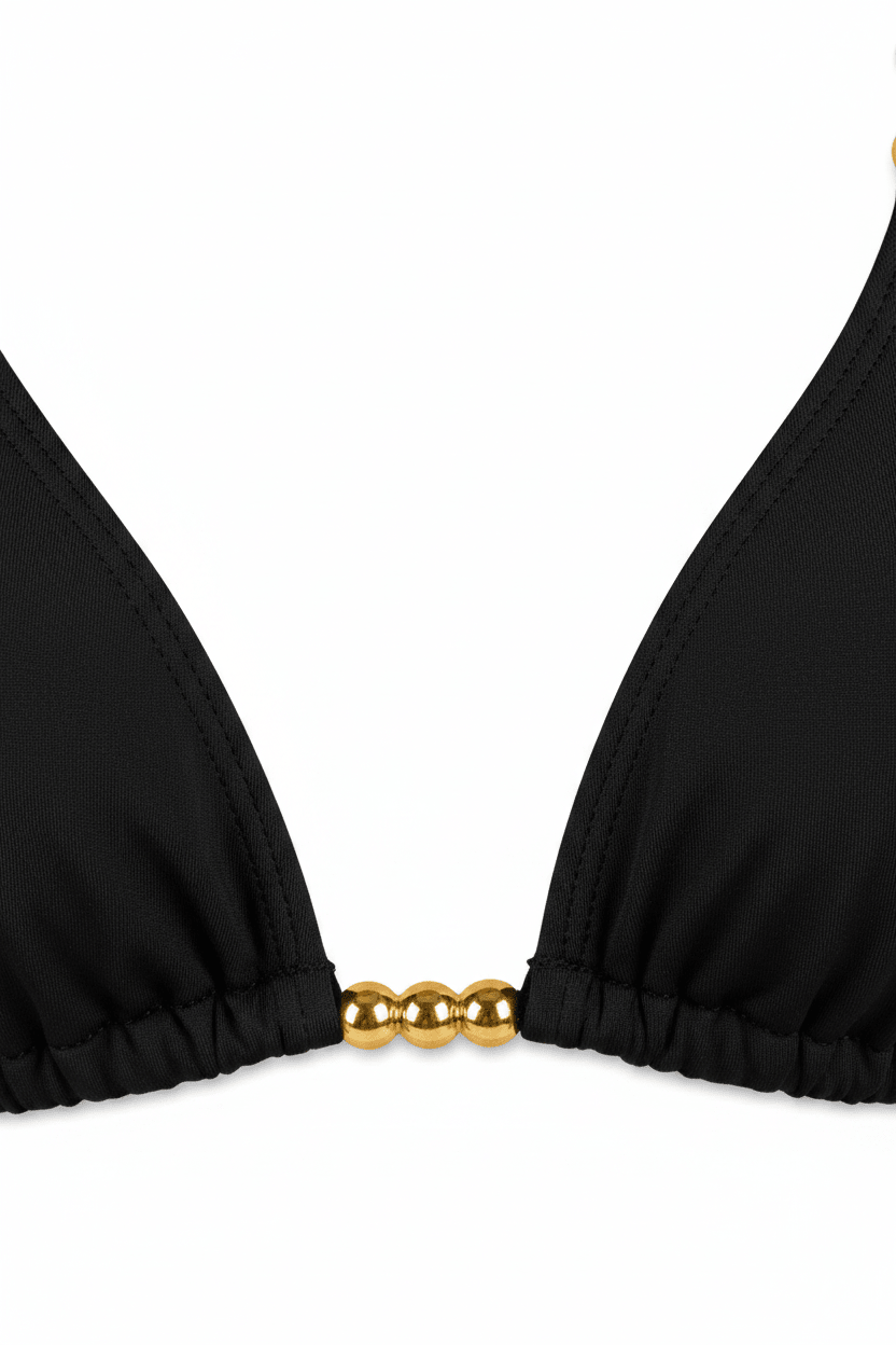 Center Gold Beads Detail