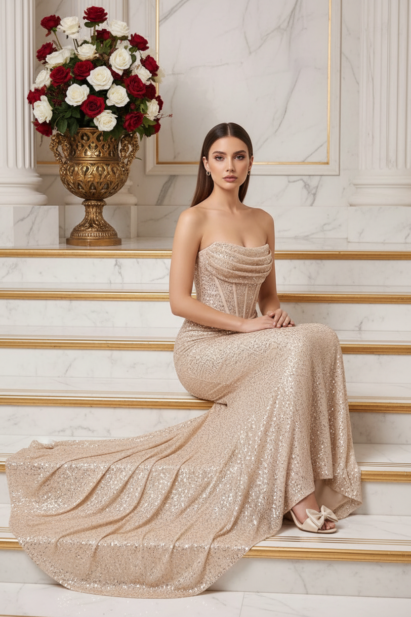 Champagne Seated