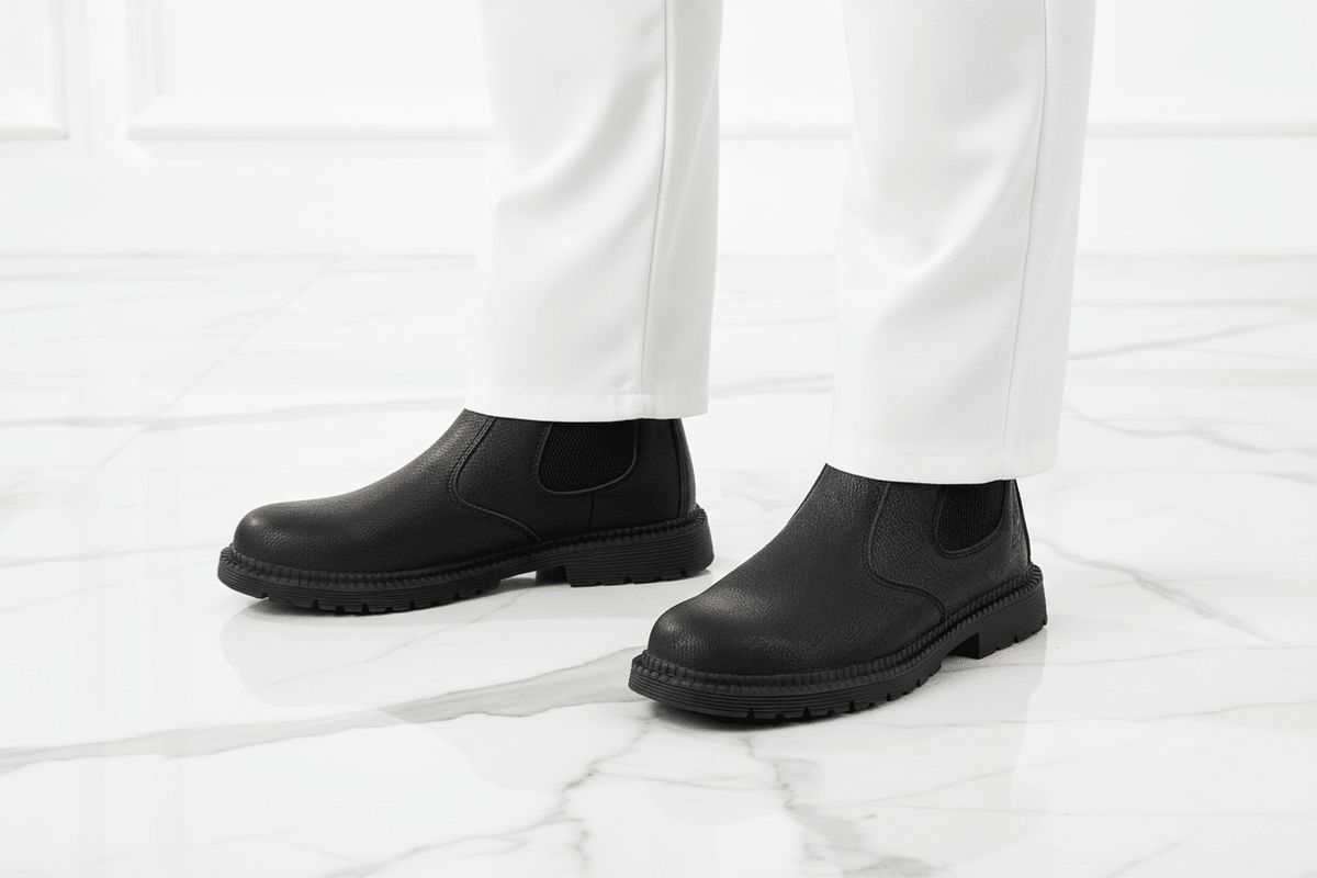 Chef Feet Close-up