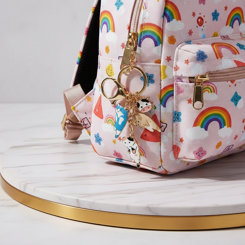 Children's Bag with Keychain Image 3