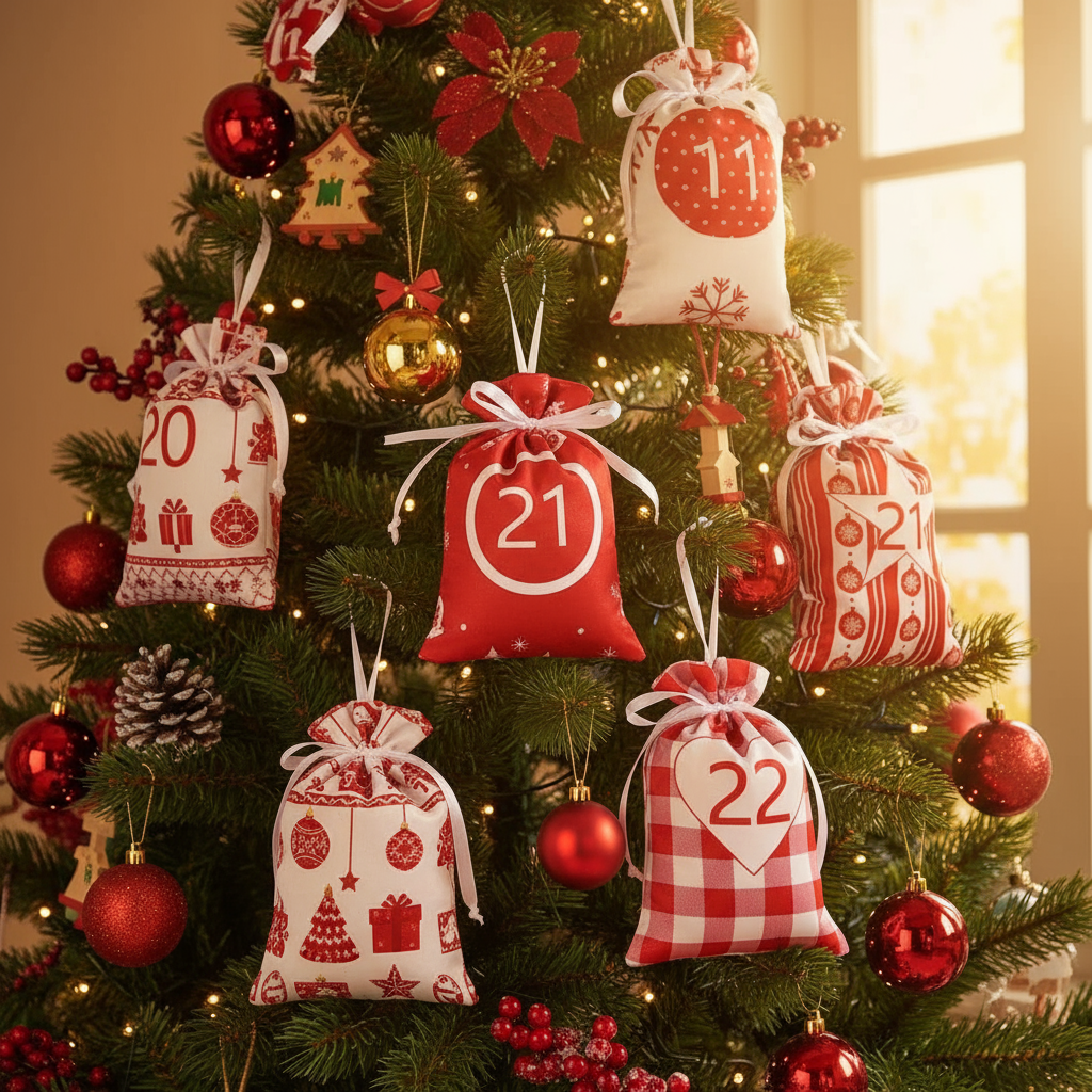Christmas countdown finale bags