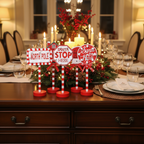 LED Wooden Street Sign Decorative Light