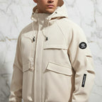 Close-up chest and pocket detail