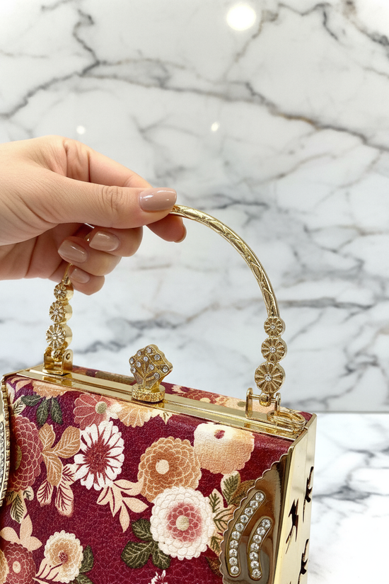 Close-Up - Decorative Gold Handle Hardware