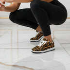 Close-up detail of sneakers