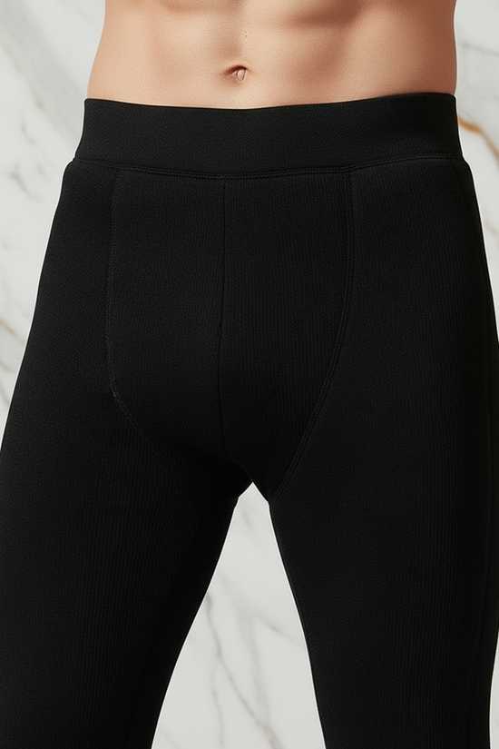 Close-up detail - waistband and upper thigh texture