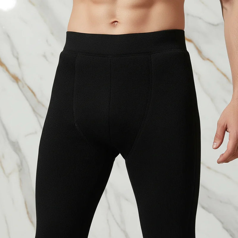 Close-up detail - waistband and upper thigh texture