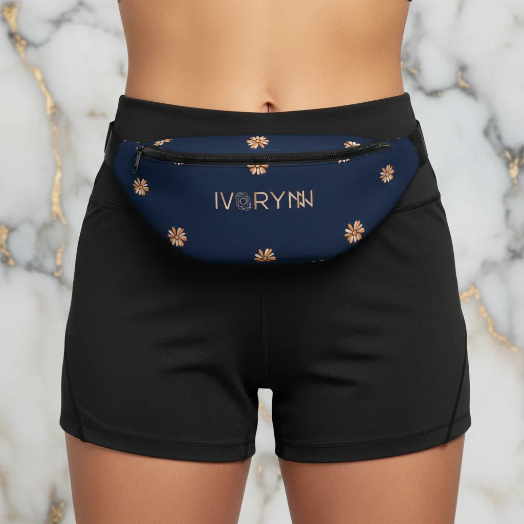 Close-up detail with black shorts on marble