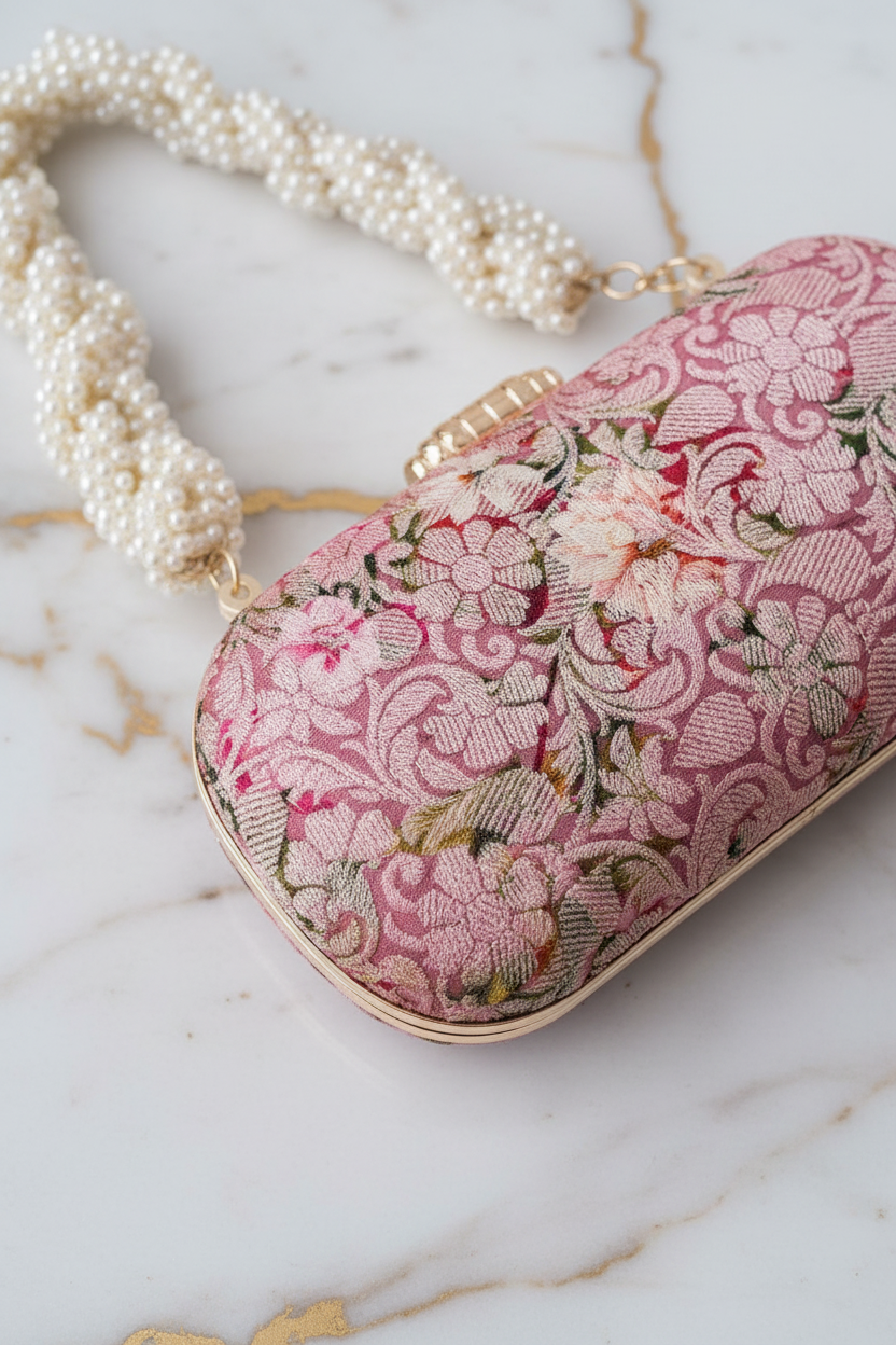 Close-up embroidery detail