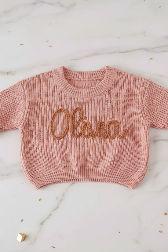 Close-up embroidery detail