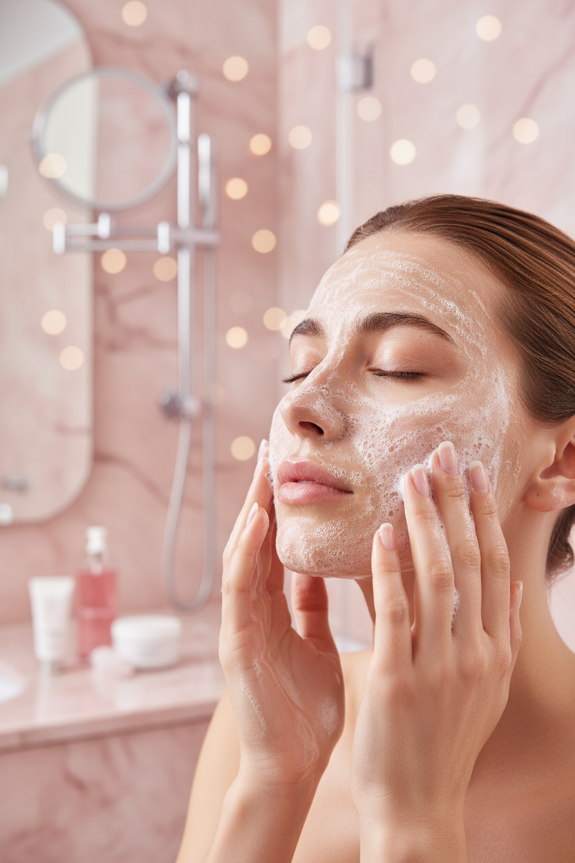 Close-up Foam Massage