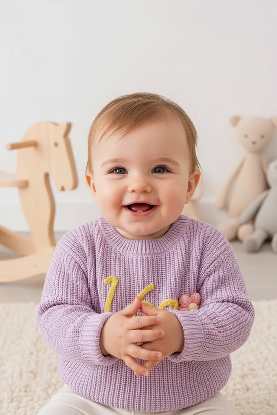 Close-up front view showing embroidery