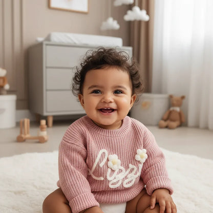 Close-up front view showing embroidery