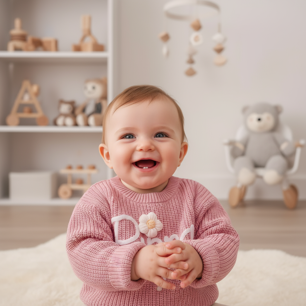 Close-up front view showing embroidery