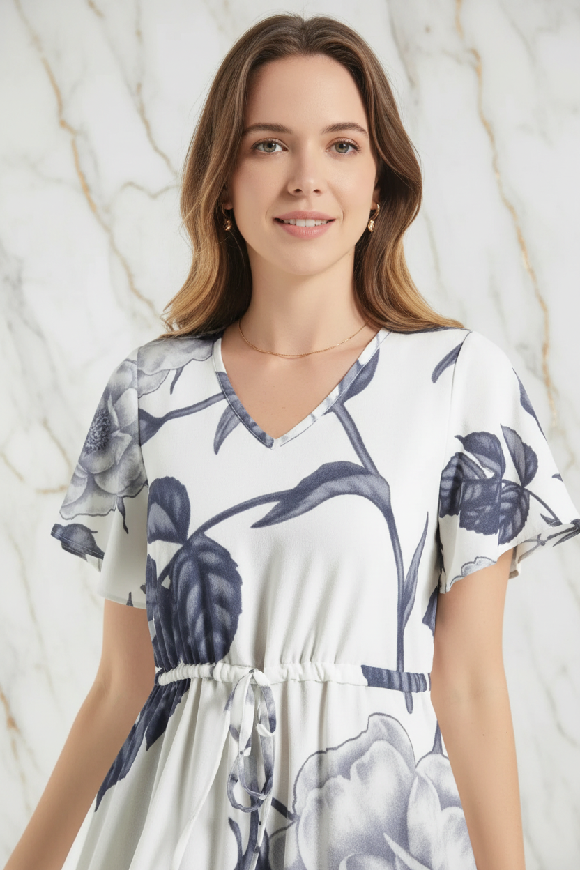 Close-up Neckline and Sleeves