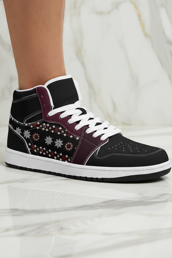 Close-up of ankle collar and upper detail