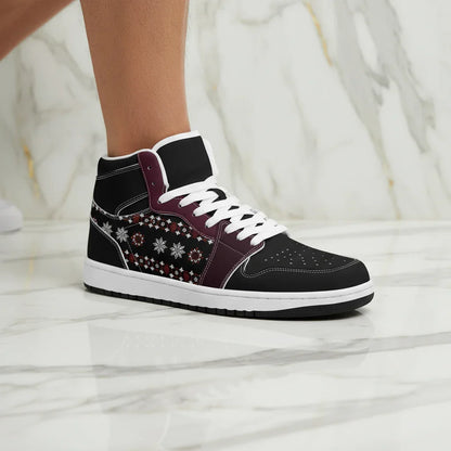 Close-up of ankle collar and upper detail