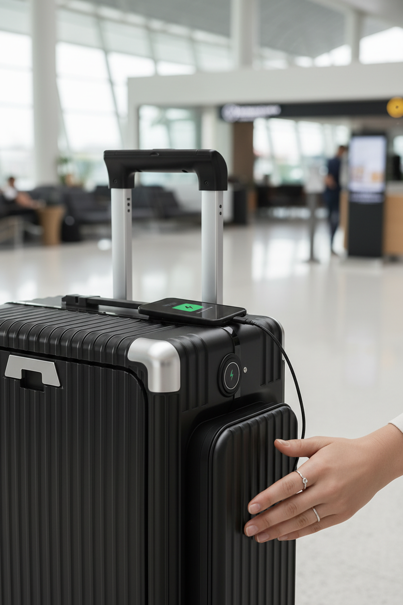 Close-up of charging station