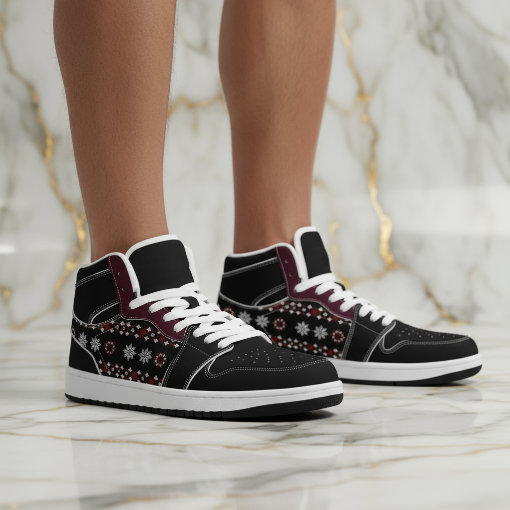 Close-up of decorative side panel details