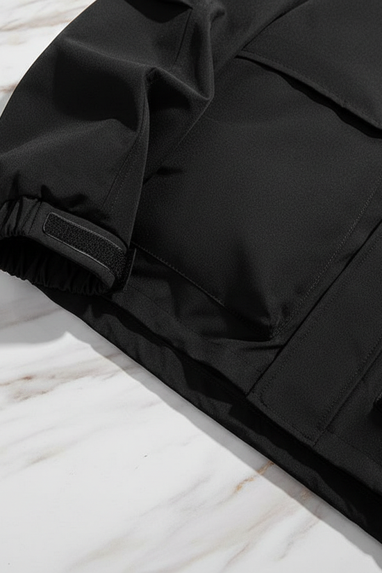 Close-up of elastic hem