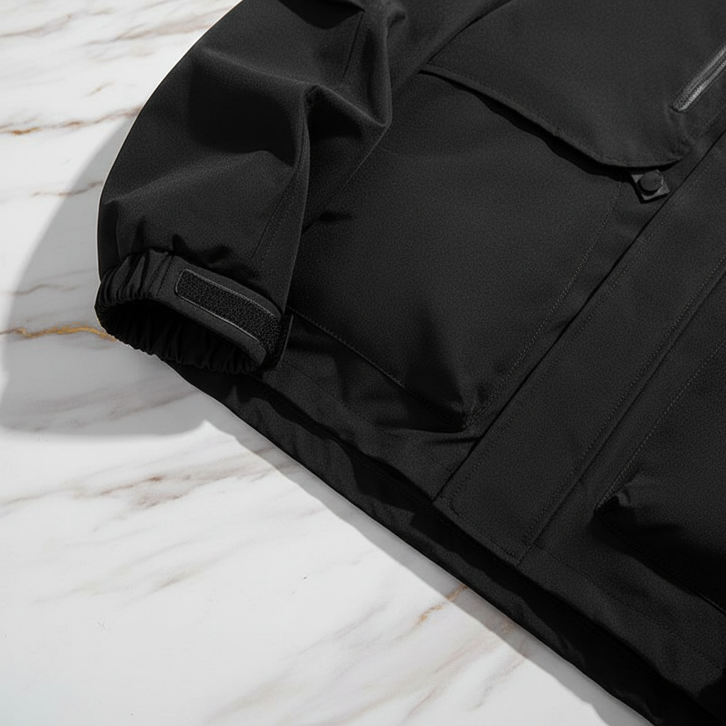 Close-up of elastic hem