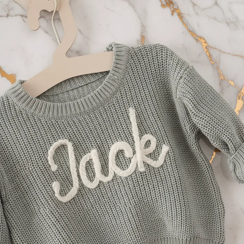 Close-up of knitted texture