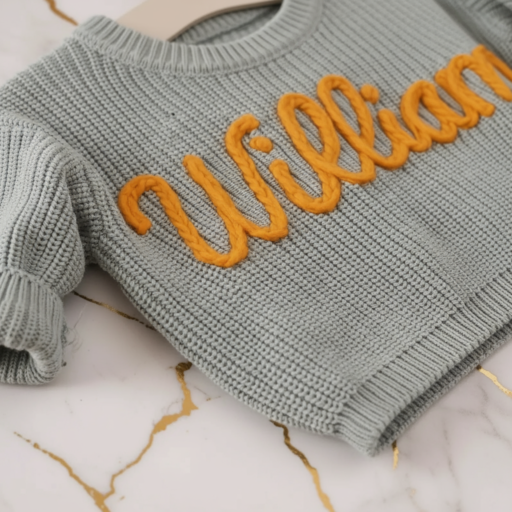 Close-up of knitted texture