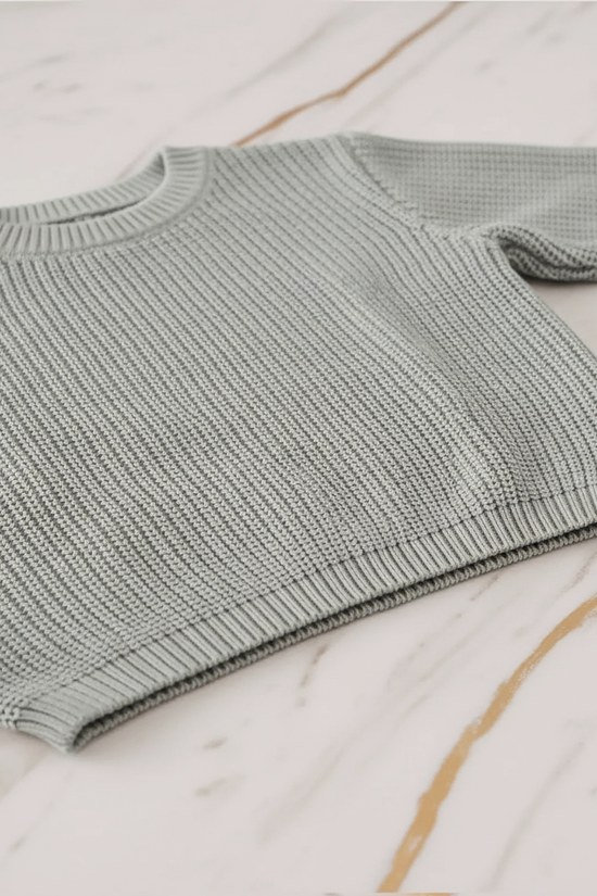 Close-up of knitted texture