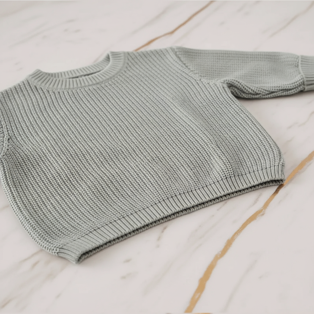 Close-up of knitted texture