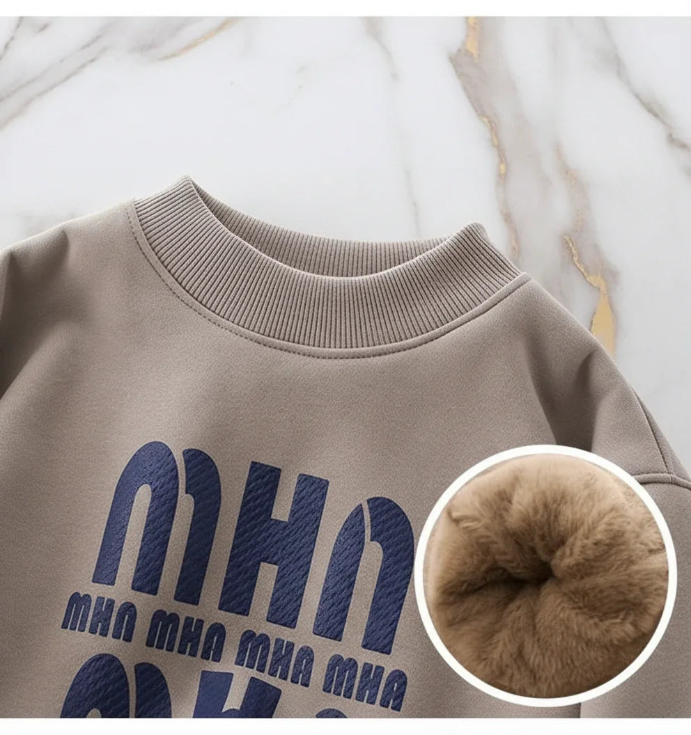 Close-up of plush fleece lining