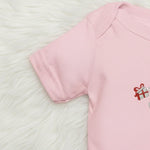 Close-up of sleeve hem and side seam