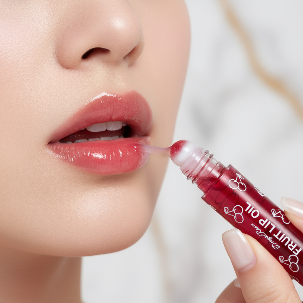 Close-up roller ball application