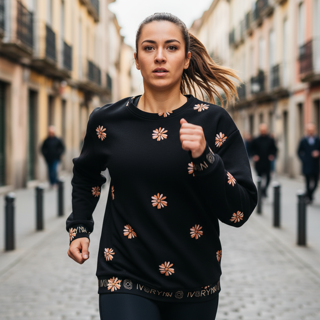 Close-up running detail