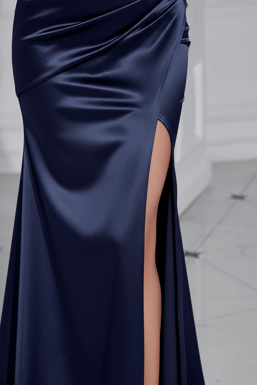 Close-up side slit detail