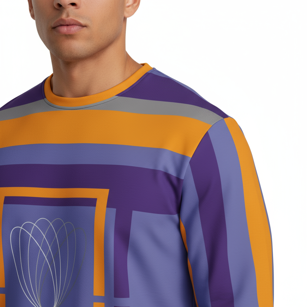 Close-up sleeve and shoulder detail