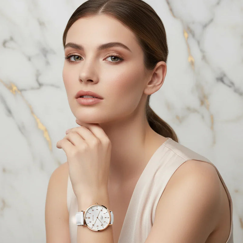 Close-up with hand near chin