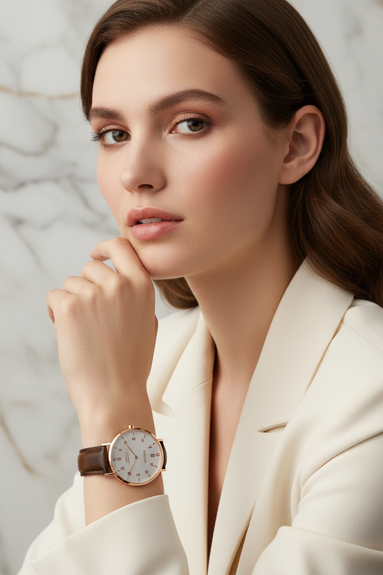 Close-up with hand near chin