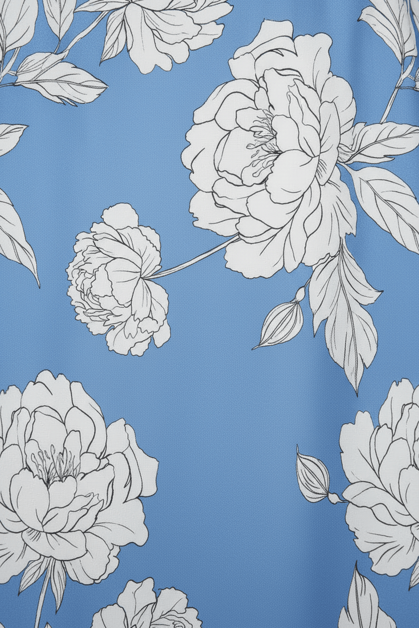 Closed Skirt Fabric Detail