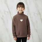 Double Sided German Fleece Coffee Thickened Sweater