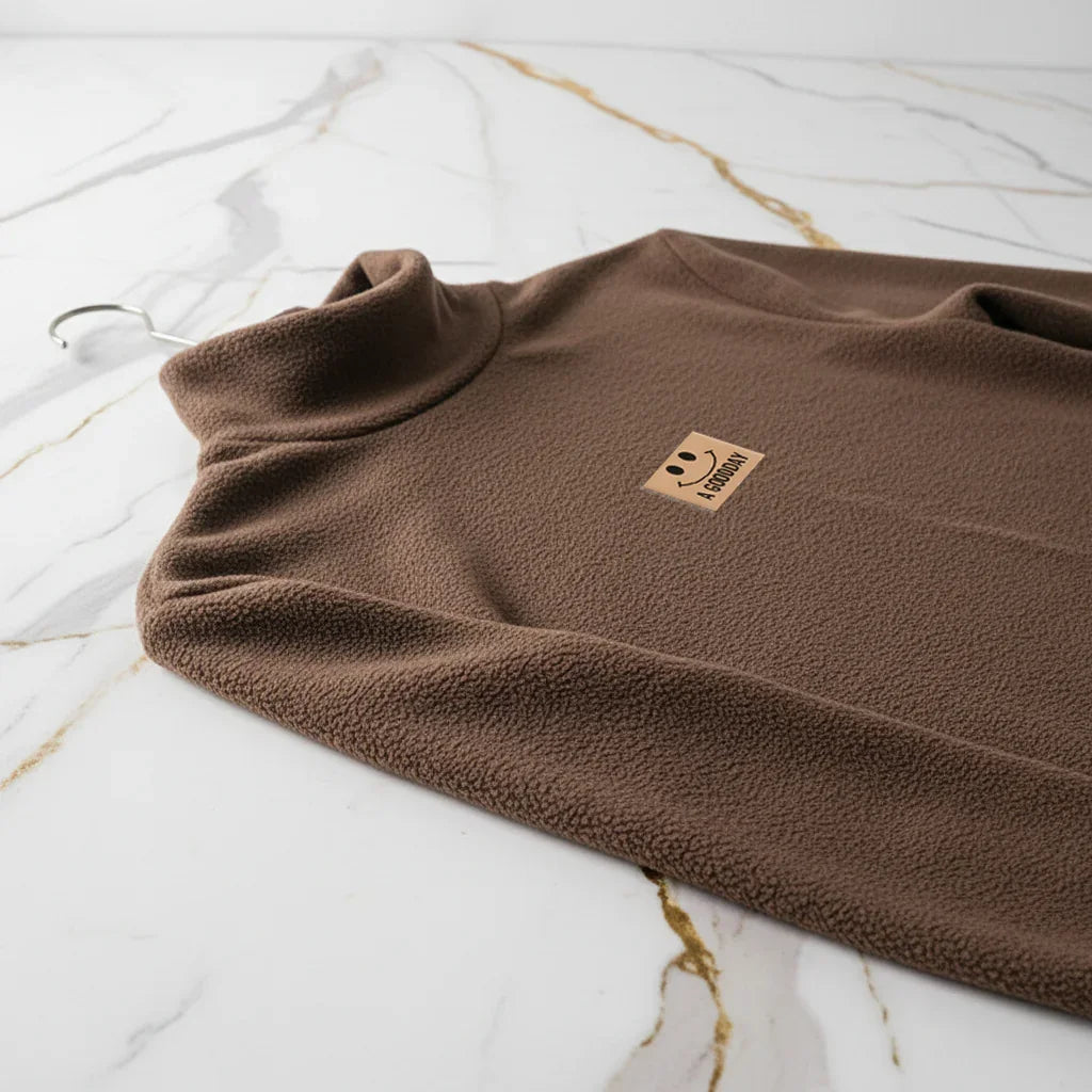 Double Sided German Fleece Good Coffee Thickened Sweater