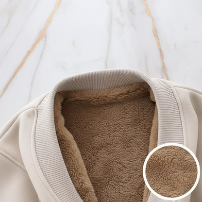 Collar and lining close-up on marble