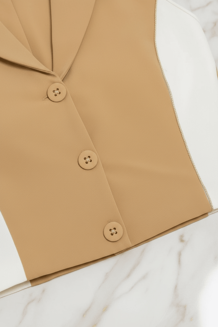 Collar & Button Detail