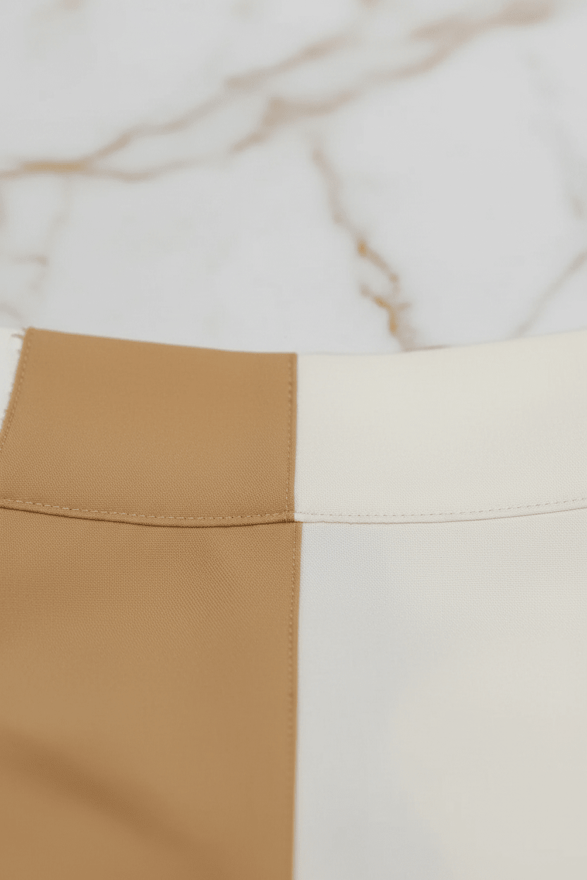 Color-block Seam Close-up