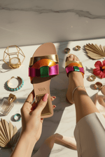 Colorful Sandal Lifestyle Portrait