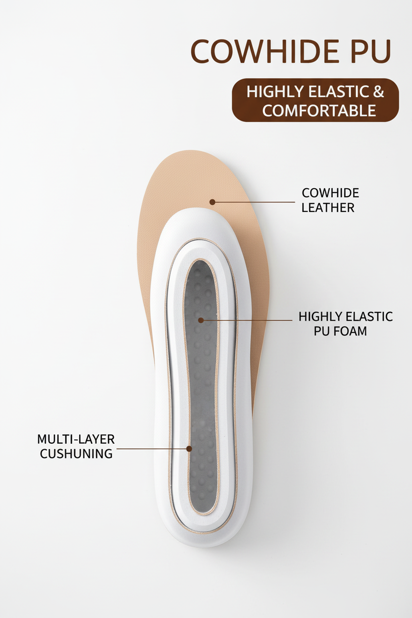 Comfort Insole - Cross Section Layers