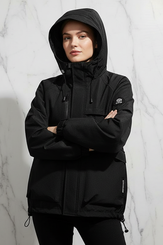 Confident pose with arms crossed