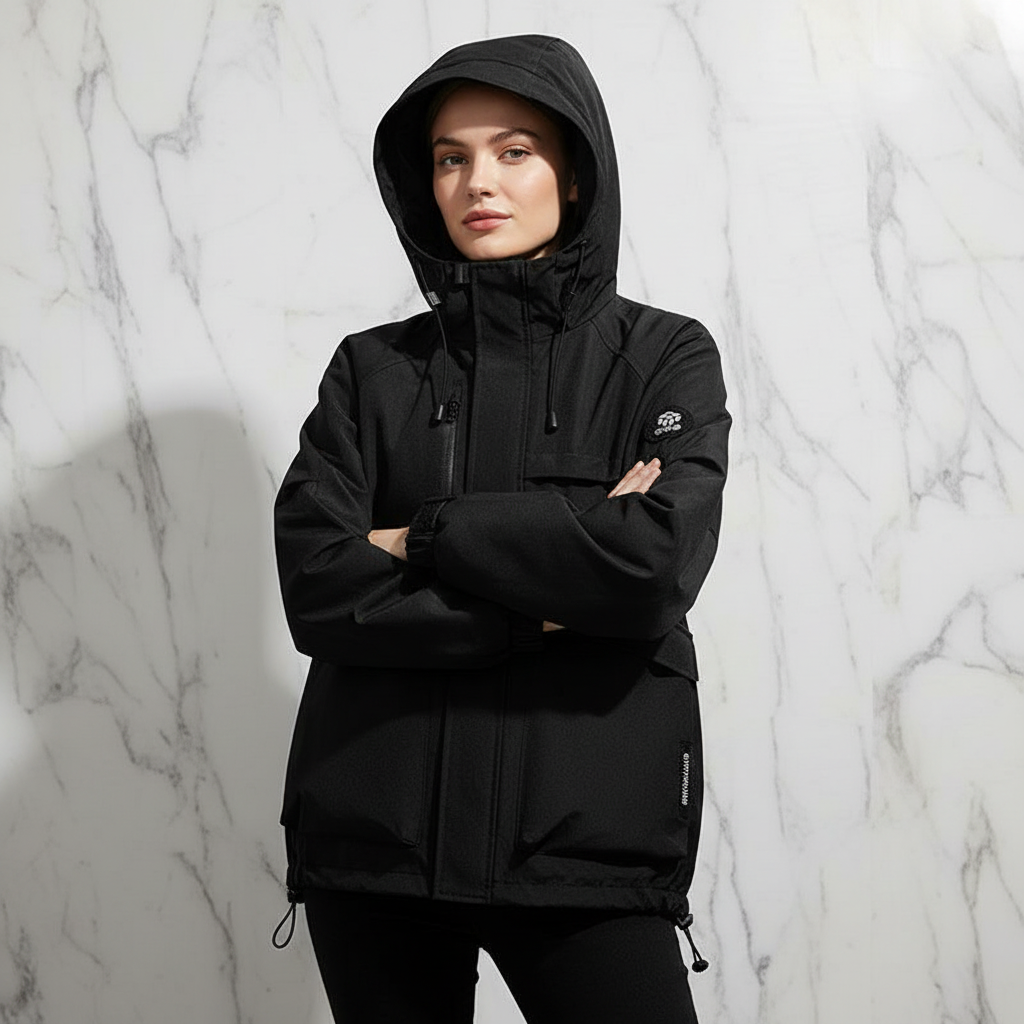 Confident pose with arms crossed