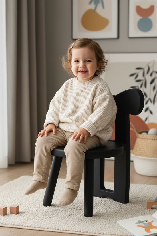 Contemporary playroom with neutral tones